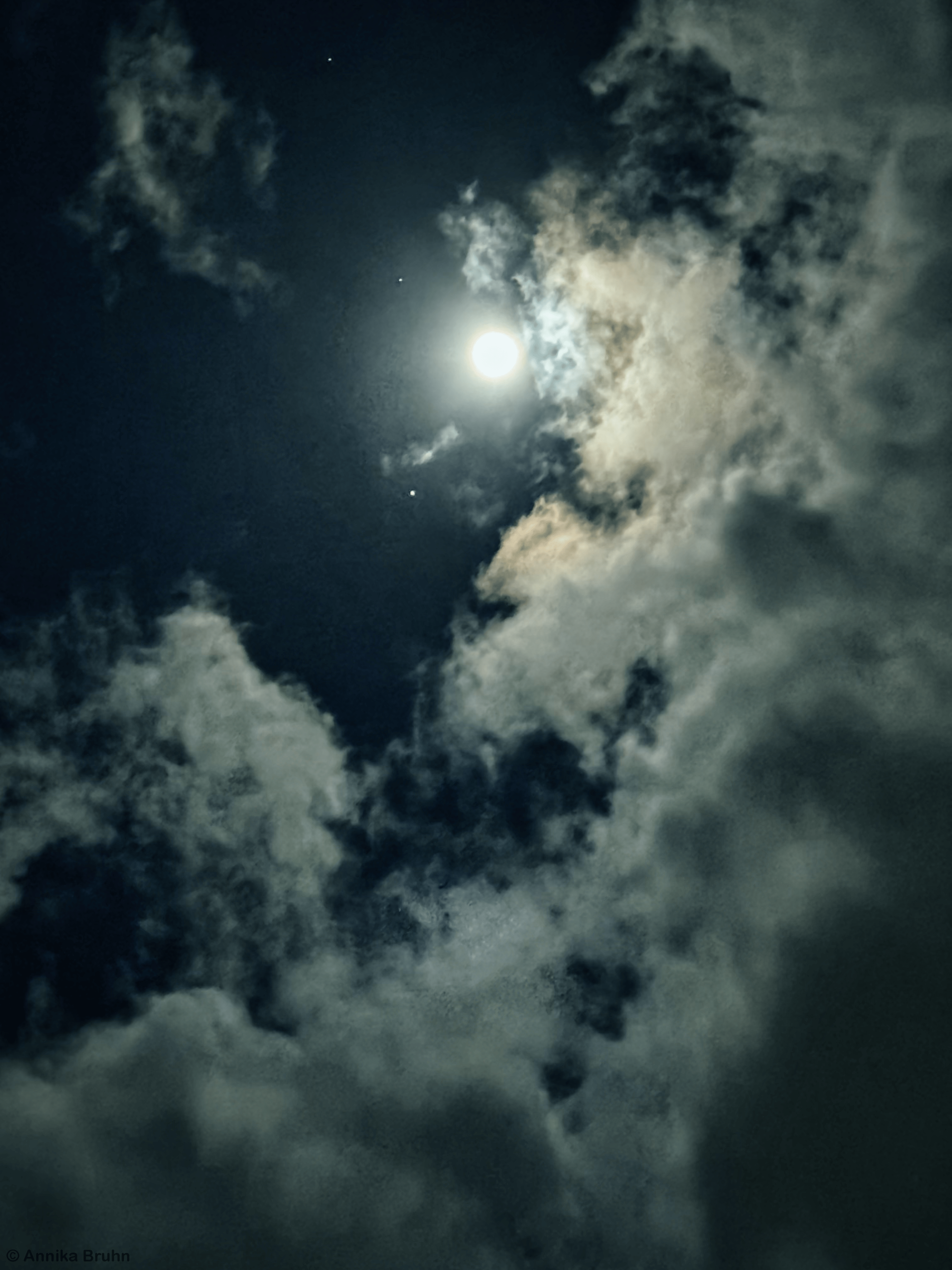 Der Vollmond und der Mars